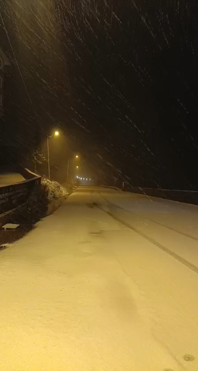 Uludağ'da kar manzarası