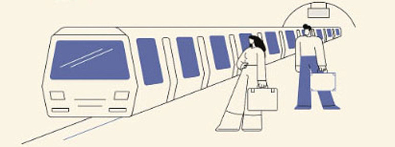 Metroda depreme hazırlık afişi