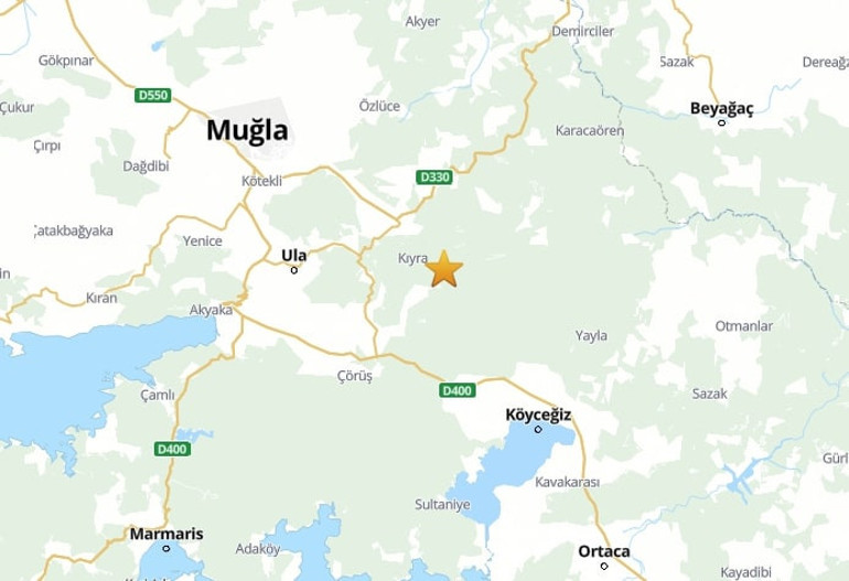 Muğla Deprem