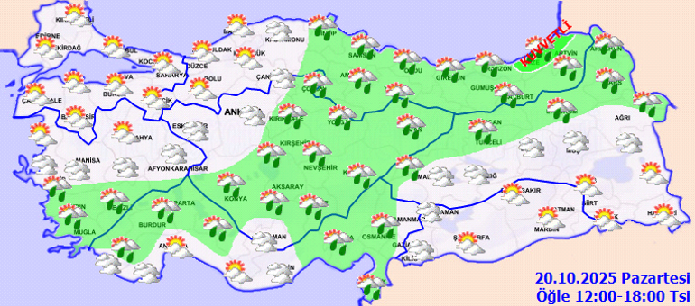 Yağış Uyarısı