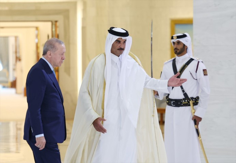 Cumhurbaşkanı Erdoğan ve Katar Emiri Al Sani