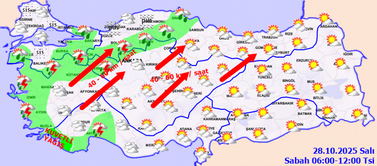 Yağış Uyarısı