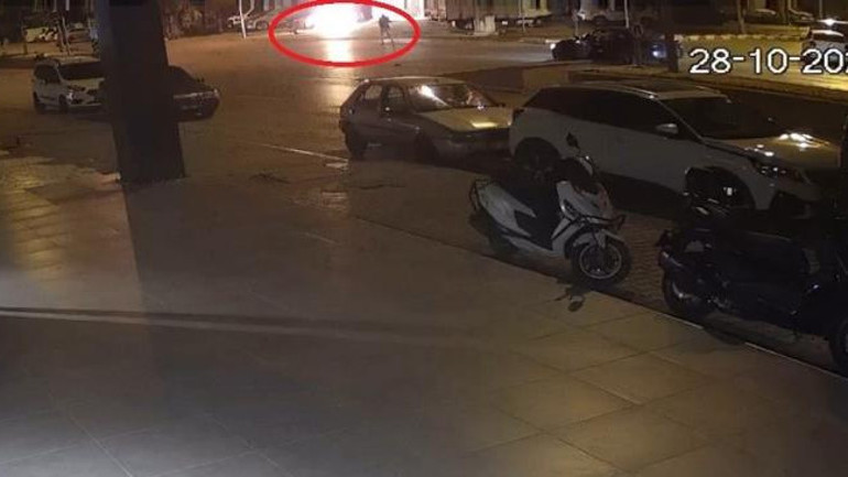 Motosiklet Kazası Görüntüsü