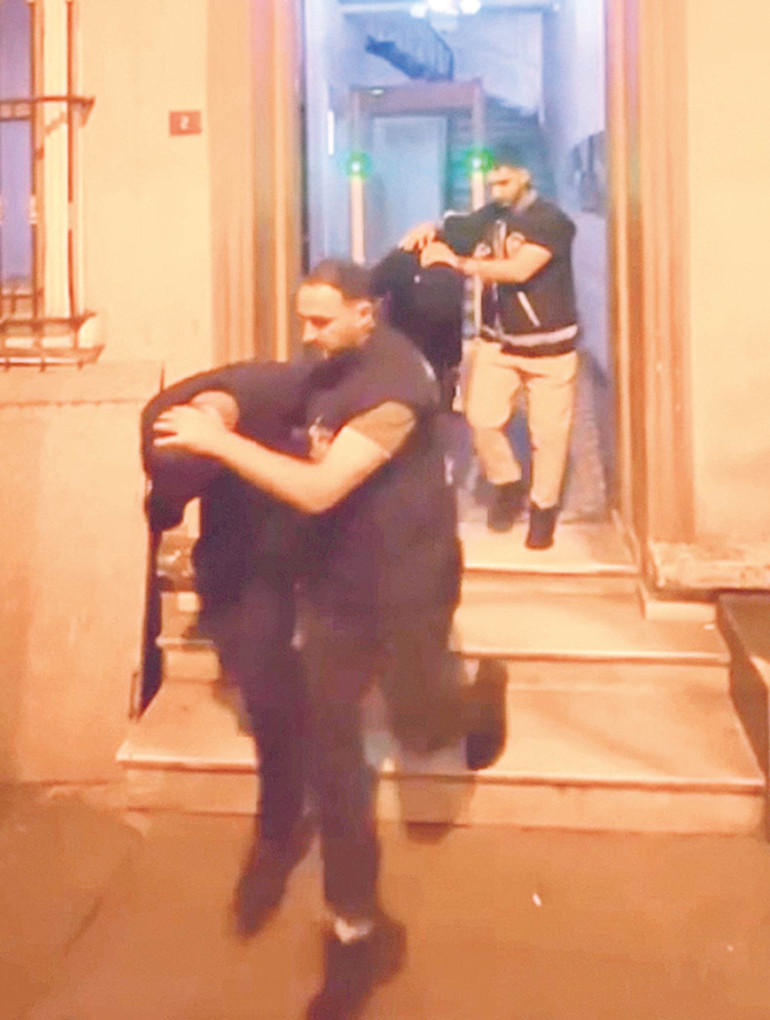 Olay sonrası yakalanan şüpheliler