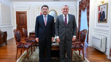 Adalet Bakanı Tun&ccedil;, Bakan Bak ile Bir Araya Geldi! G&uuml;ndemde Bahis Skandalı Var