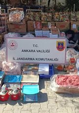 Ankara'da Bir İş Yerinde 1,2 Ton Bozuk Et ve Tavuk Ele Ge&ccedil;irildi