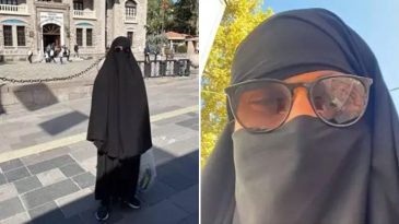 Ankara'da &Ccedil;arşaf Giyen Erkek, Adli Kontrole Tabi Tutularak Serbest Bırakıldı!