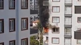 Apartmanda Korkutan Yangın: Daire Kullanılamaz Hale Geldi!