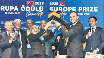 Avrupa&rsquo;nın En Prestijli &Ouml;d&uuml;l&uuml; Gaziantep&rsquo;e