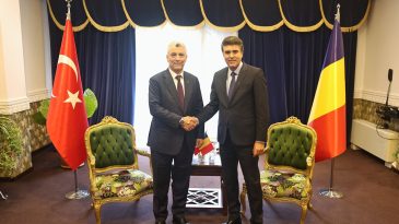 Bakan Bolat, Romanya Yatırım ve Dış Ticaret Ajansı Başkan Vekili Frunzulica ile g&ouml;r&uuml;şt&uuml;