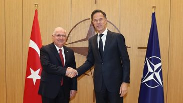 Bakan G&uuml;ler, NATO Genel Sekreteri Rutte ile G&ouml;r&uuml;şt&uuml;