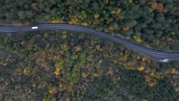 Bartın-Karabük yolunda sonbaharın renkleri, görsel şölen sunuyor