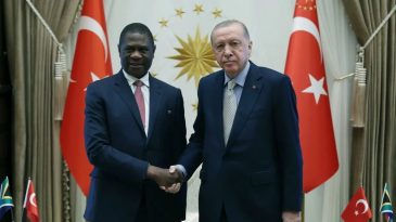Başkan Erdoğan, G&uuml;ney Afrika Cumhuriyeti Cumhurbaşkanı Yardımcısı'nı Kabul Etti