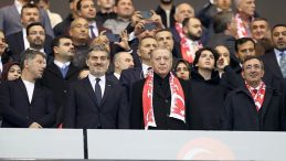 Başkan Erdoğan Türkiye-Gürcistan Maçını Statta Takip Etti