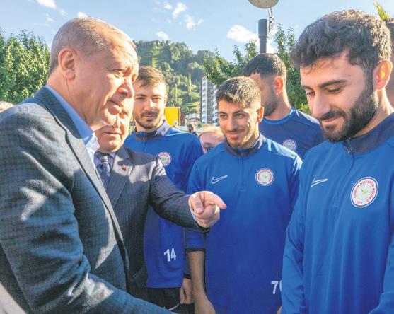 Başkan Erdoğan Rizespor Ziyareti