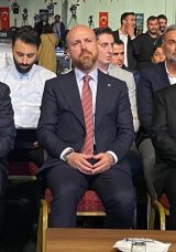 Bilal Erdoğan ve Nobel &Ouml;d&uuml;ll&uuml; Sancar'a T&uuml;rk D&uuml;nyası Hizmet &Ouml;d&uuml;l&uuml;