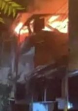 Bina &Ccedil;atısında Yangın Paniği