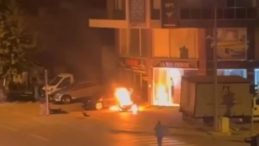 Burdur'da Motosiklet Kazası: Alevler İçinde Kalan Sürücü Kurtarıldı!