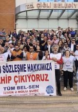 Çiğli Belediyesi’nden Memurlar Eylem Gerçekleştirdi!