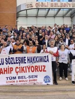 Çiğli Belediyesi’nden Memurlar Eylem Gerçekleştirdi!