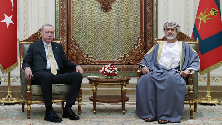 Cumhurbaşkanı Erdoğan, Umman Sultanı Heysem bin Tarık ile Görüştü