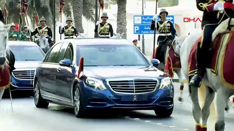 Cumhurbaşkanı Erdoğan'a Umman'da Resmi Karşılama