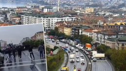 D-100 Karayolu'nda TIR Devrildi! Yol Trafiğe Kapatıldı