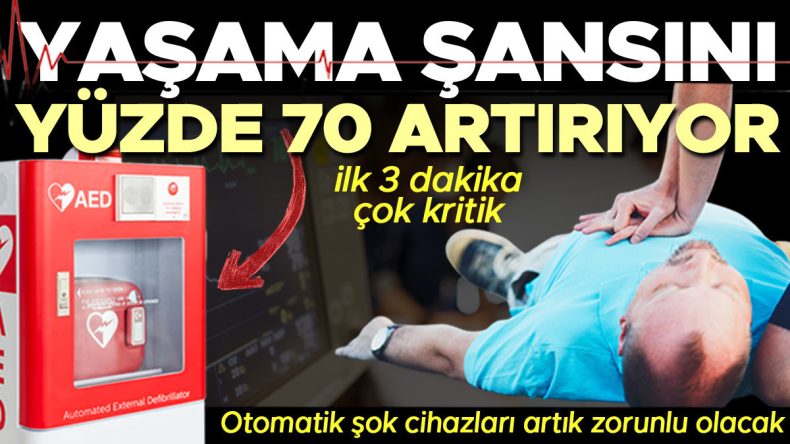 Dakikalarla yarışta önemli adım: “İlk 3 dakikada uygulanırsa hayatta kalma şansı yüzde 70’e çıkıyor”