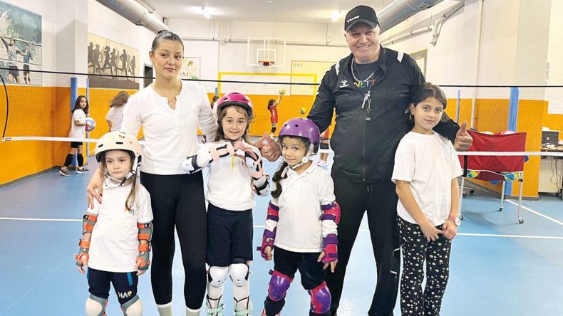 Devlet Okulunda Paten Eğitimi Başlatıldı