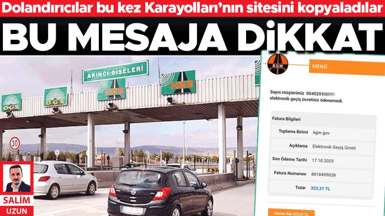 Dikkat, Dolandırıcılar Sahte Siteyle Araç Sahiplerini Hedef Alıyor!