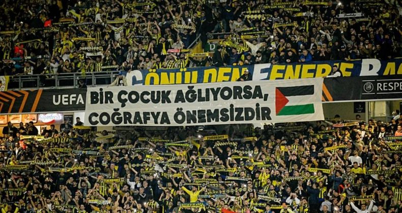 Fenerbahçe'den Filistin'e Destek