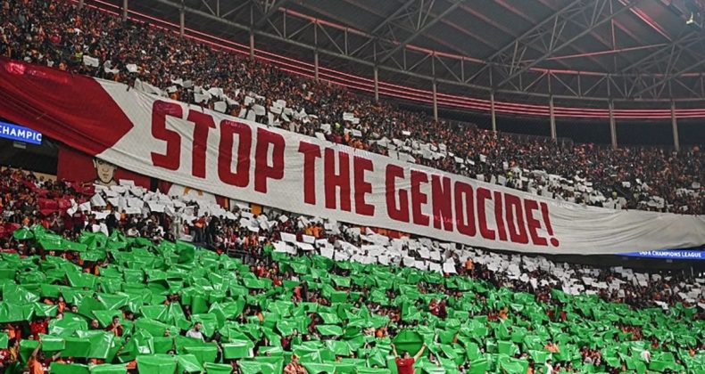 Galatasaray'ın Filistin Koreografisi Tartışma Yarattı! İsrail Medyasından Tepkili Paylaşım…