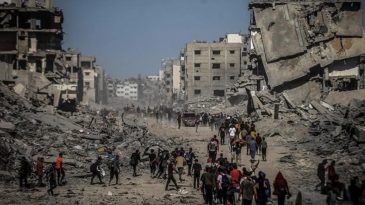 Gazze&rsquo;de Umutlu D&ouml;n&uuml;ş: Yerinden Edilen Binlerce Filistinli Evlerine D&ouml;n&uuml;yor