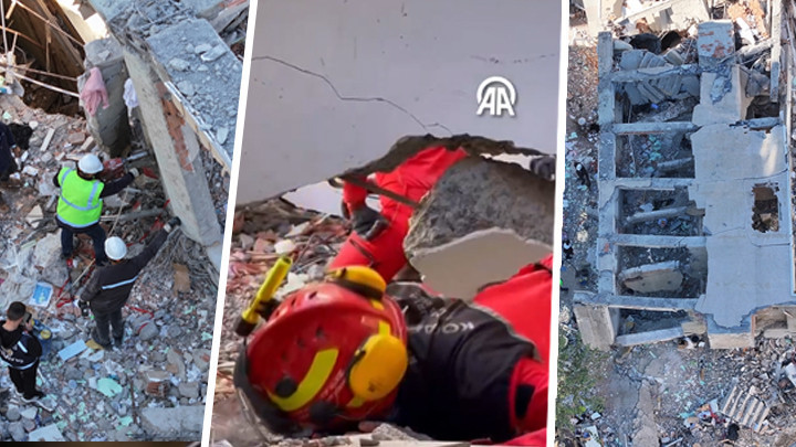 Gebze'de 5 Kişilik Aileden Sadece Dilara Kurtarıldı! Enkazda İlk Temas Kamerada: İletişim Böyle Sağlandı