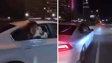 Gen&ccedil; Kız Yardım İ&ccedil;in Camdan Bağırdı; Ara&ccedil;taki Yolculara Ceza Verildi