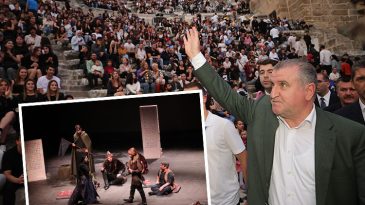 Gen&ccedil; Yetenekler Aspendos Antik Tiyatrosu'nda Performans Sergiledi