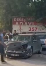 Hatay'da Kafa Kafaya &Ccedil;arpışma: Kaza Anı G&ouml;r&uuml;nt&uuml;lendi!