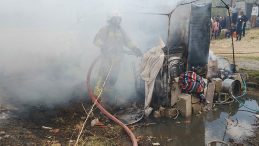 Hatay’da Kontenerdeki Yangında Bebek Hayatını Kaybetti