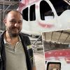 Hurdaya Ayrılan Klasik Otomobilleri Toplayarak Motorsuz Helikopter Yapıyor