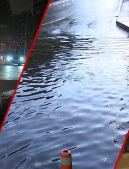 İstanbul'da Korkutan Yağışlar! Taksim'de Kaos, Vatan Caddesi'nde Çökmeler Meydana Geldi!