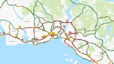 İstanbul'da Trafik Durma Noktasına Geldi! Yoğunluk Y&uuml;zde 80'e Ulaştı