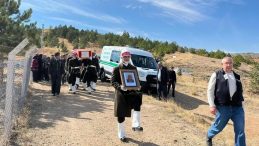 Kıbrıs Gazisi İbrahim Kara&ccedil;ay Uğurlandı