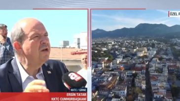 KKTC Cumhurbaşkanı Ersin Tatar AHaber'e konuştu: T&uuml;rkiye Cumhuriyeti burada kalacaktır
