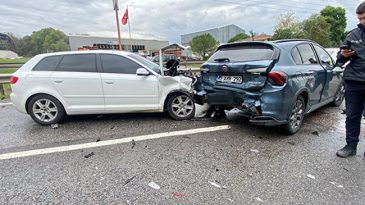 Kocaeli'de Zincirleme Trafik Kazası: 1'i &Ccedil;ocuk 5 Kişi Yaralandı