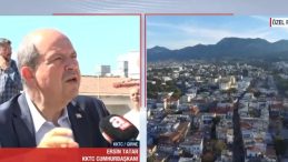 KTTC Cumhurbaşkanı Ersin Tatar AHaber'e konuştu: Türkiye Cumhuriyeti burada kalacaktır