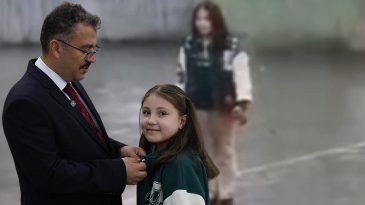 K&uuml;&ccedil;&uuml;k Zeynep'in G&ouml;r&uuml;n&uuml;m&uuml; Herkesi Gururlandırdı: Vali, Altın İle &Ouml;d&uuml;llendirdi