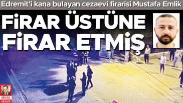 &lsquo;Edremit Canisi&rsquo; İki Kez Firar Etti