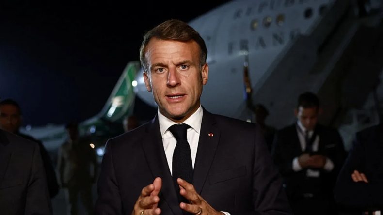 Macron'dan Gazze Açıklaması: İnsani Yardım Girişleri Hızlanacak