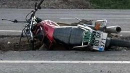 İş Makinesiyle Çarpan Motosiklet Sürücüsü Hayatını Kaybetti