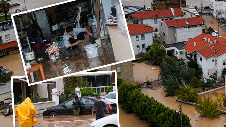 Meteoroloji Uyarı Yapmıştı! Sağanak Yağmur Sonrası Şehir Adeta Sular Altında Kaldı